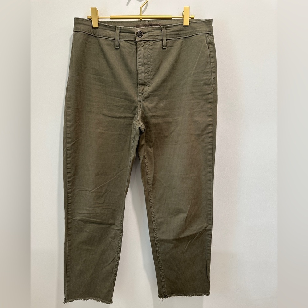 Joe's Jeans the Jane high rise straight crop Khaki Cropped Pants size 30